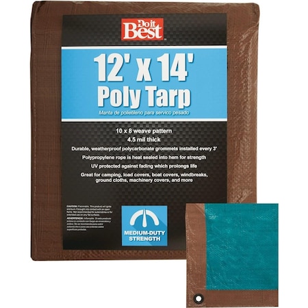 All-Source Medium Duty Tarp, Brown 764388
